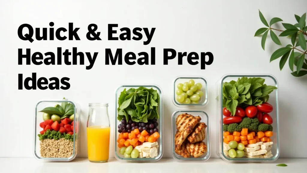 Quick & Easy Healthy Meal Prep Ideas